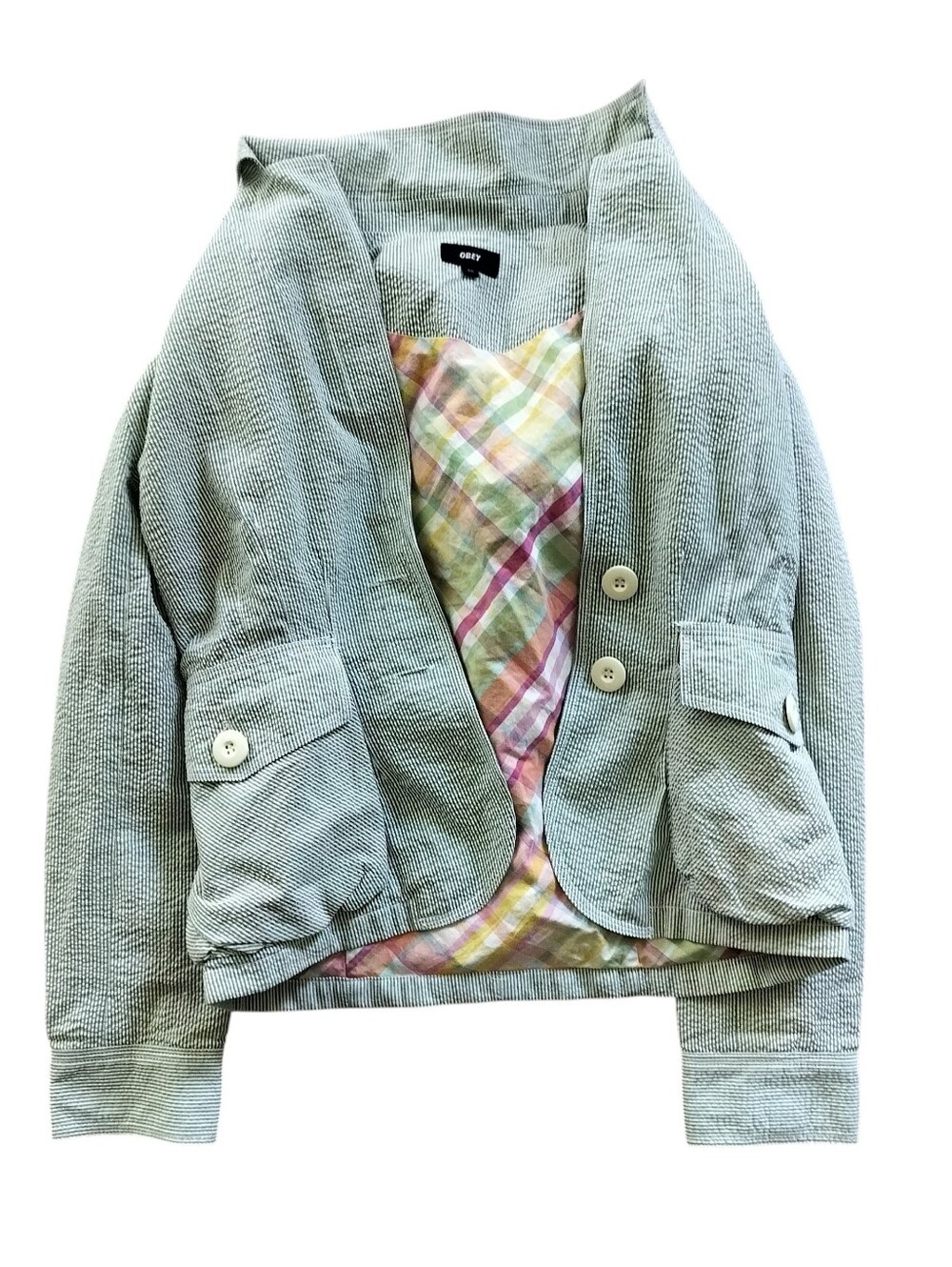 Rare Vintage Obey Pastel Blazer, Size Medium